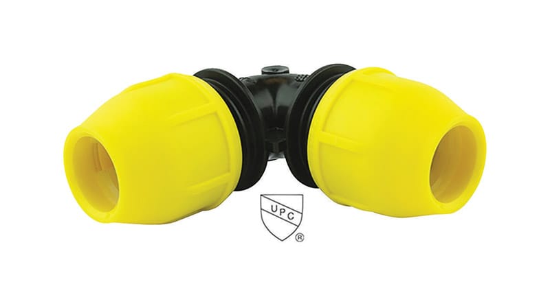 Home-Flex 18-406-005 Underground 1/2 in. IPS in. X 1/2 in. D IPS Polyethylene Elbow 1 pk