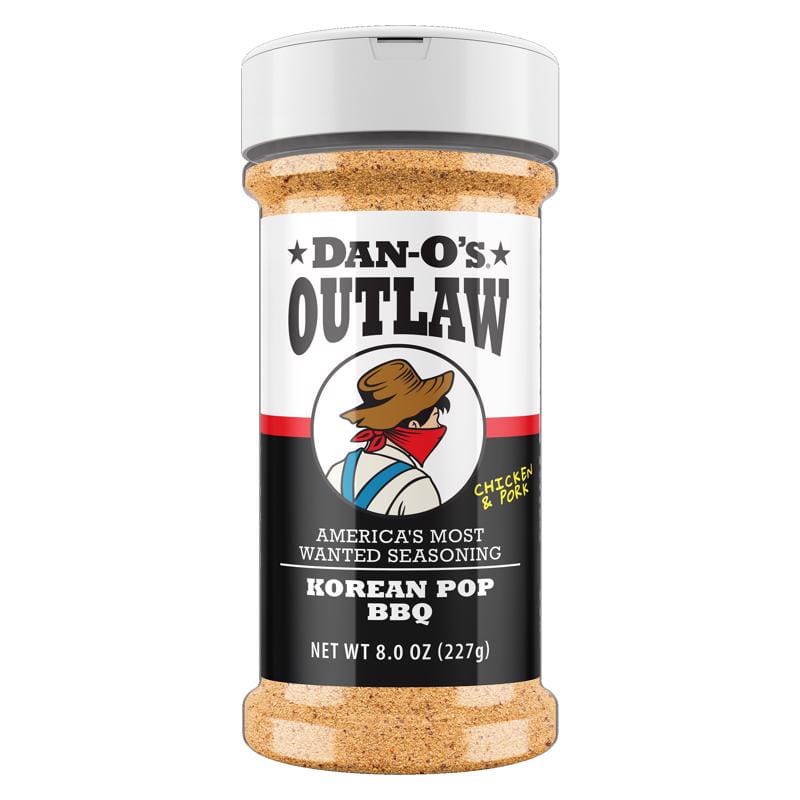 Dan-O's DKP8-1PK Outlaw Korean Pop BBQ Seasoning 8 oz