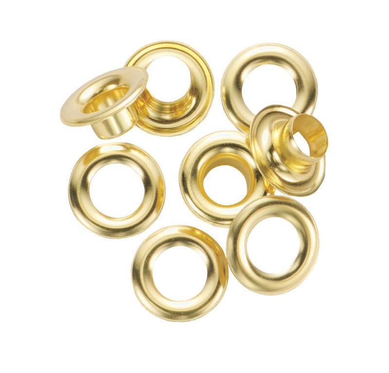 General 1261-2 3/8 in. D Brass Grommet 24 pk