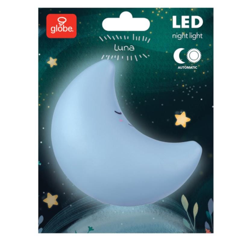 Globe Electric 13904 Automatic Plug-in Moon LED Night Light