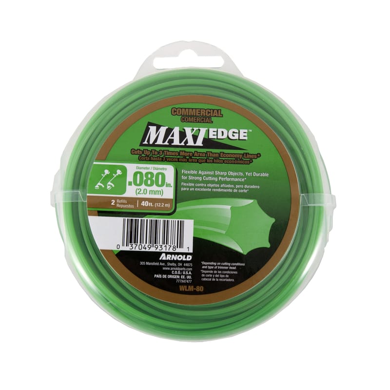 Arnold WLM-80 Maxi Edge Commercial Grade .080 in. D X 40 ft. L Trimmer Line