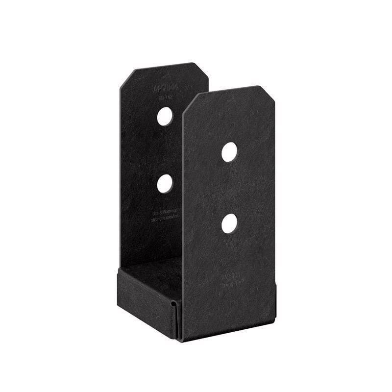 Simpson Strong-Tie APVB44 OA Avant Collection 6.75 in. H X 3 in. W 16 Ga. Steel Adjustable Post Base