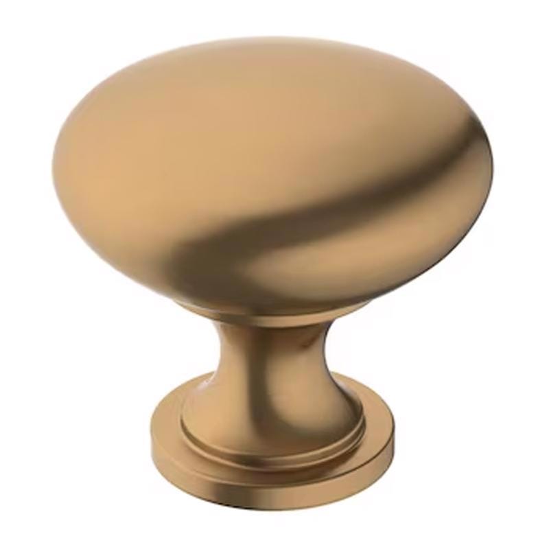 Amerock BP53005CZ Edona Round Cabinet Knob 1-1/4 in. D 1-1/8 in. Champagne Bronze 1 pk