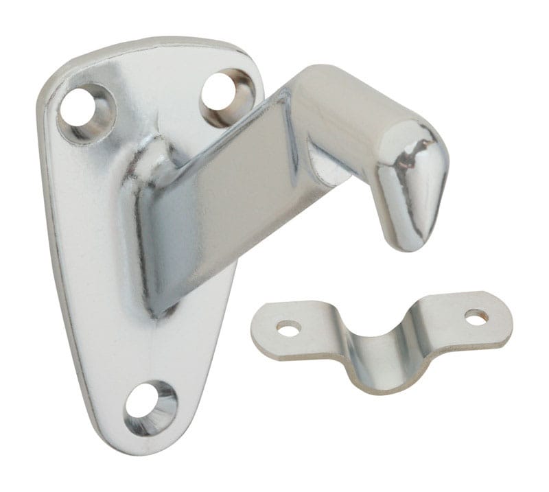 National Hardware N274-258 Silver Zinc Die Cast w/Steel Strap Handrail Bracket 3.31 in. L 250 lb