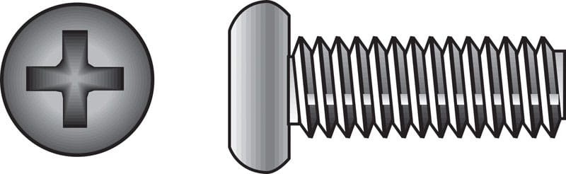 Hillman 0828588 No. 1/4-20 Ga. X 3/4 in. L Phillips Pan Head Stainless Steel Machine Screws 100 pk