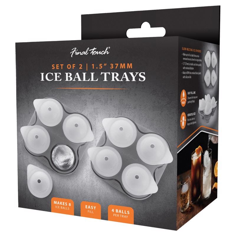 Final Touch FTC138 Gray Plastic Ice Tray