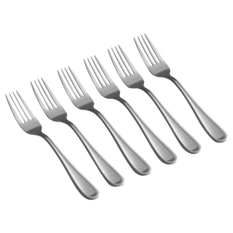 Cambridge 3207R4HCG04 Malibu Silver Stainless Steel Salad Fork 6 pc