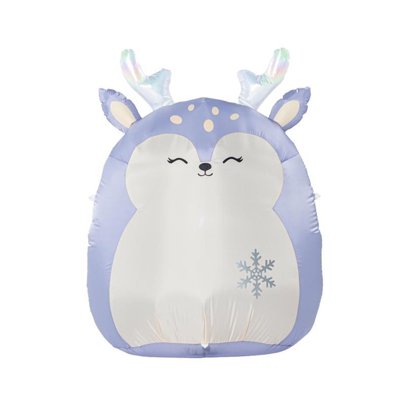 Squishmallows CH25132-120 A Holiday Company Farryn Squishmallow reindeer character 4 ft. Inflatable