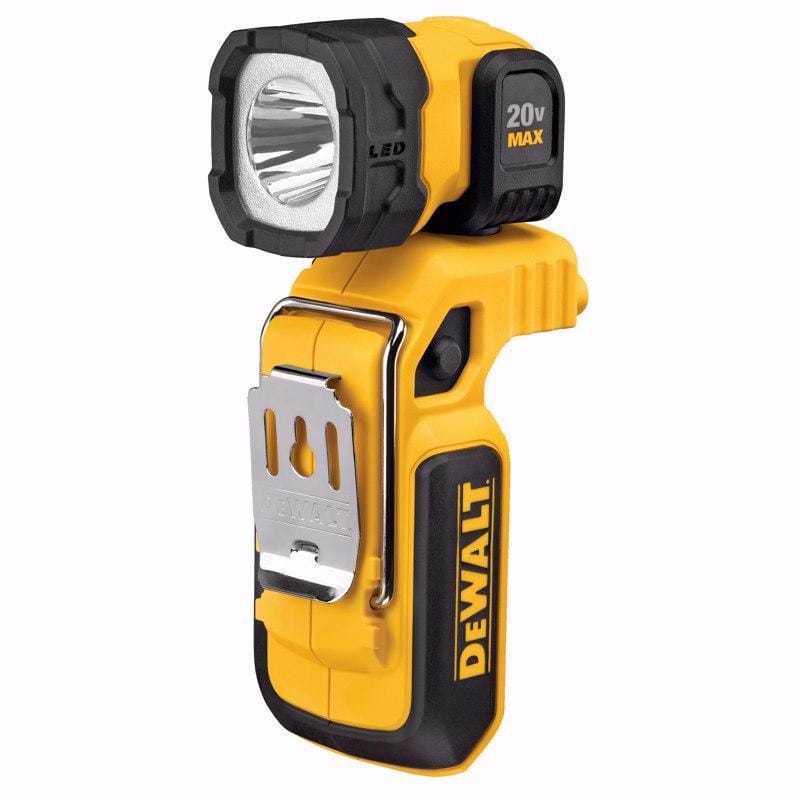 Dewalt DCL044 20V MAX 160 lm Black/Yellow LED Rechargeable Work Light Flashlight