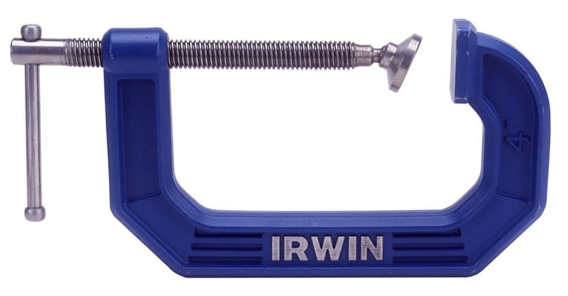 Irwin 225104 Quick-Grip 4 in. X 2-7/8 in. D Adjustable C-Clamp