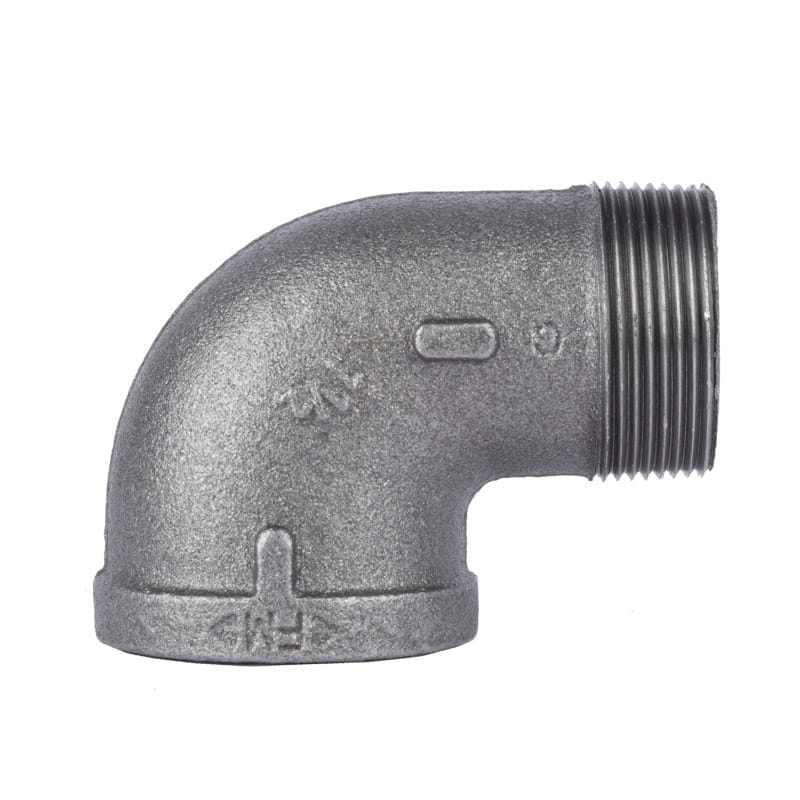 STZ Industries 310SE90-114 1-1/4 in. MIP each X 1-1/4 in. D FIP Black Malleable Iron 90 Degree Street Elbow