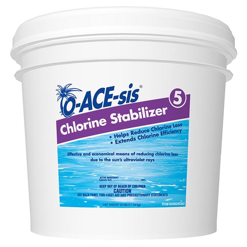 O-Ace-Sis TF081025025OAC Granule Chlorine Stabilizer 25 lb