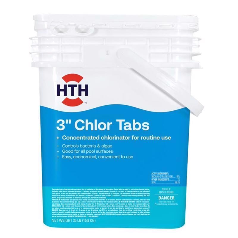 HTH 42062 Pool Care 3" Tablet Chlorinating Chemicals 35 lb