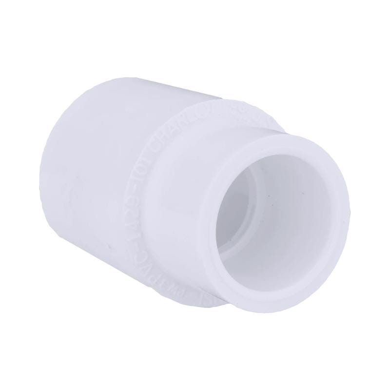 Charlotte Pipe PVC 02100 3400 Schedule 40 3/4 in. Slip X 1/2 in. D Slip PVC Coupling 1 pk