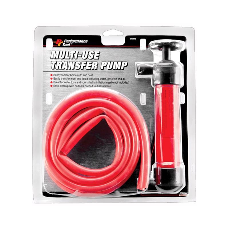 Performance Tool W1145 Piston Action Metal 10.6 in. Fluid Transfer Pump
