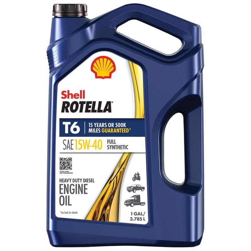 Rotella 550050467 T6 15W-40 Diesel Synthetic Engine Oil 1 gal 1 pk