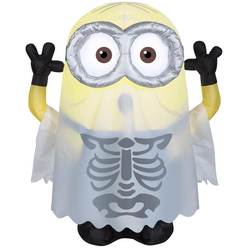 Universal 227091 4 ft. Prelit Minion Inflatable