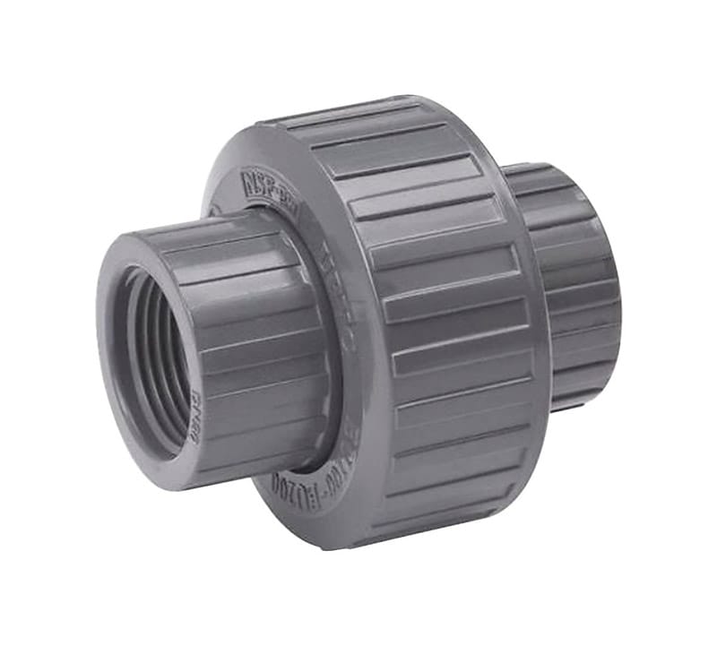 B&K 164-107 ProLine Schedule 80 1-1/2 in. FPT each X 1-1/2 in. D Threaded PVC Union 1 pk