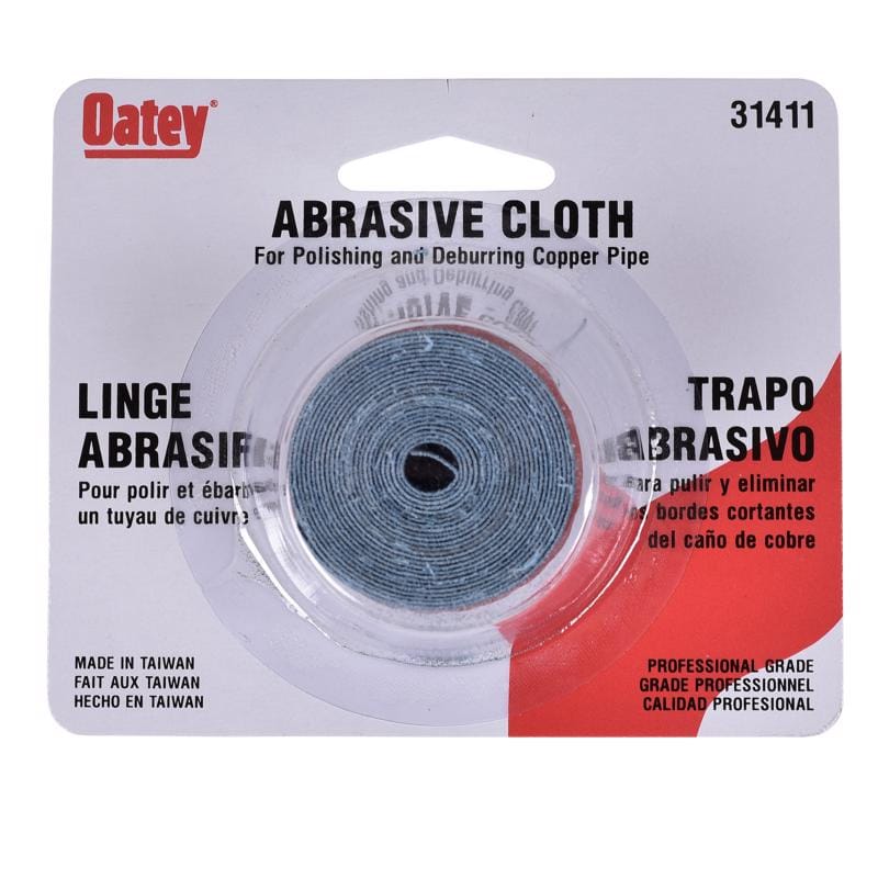 Oatey 31411 Abrasive Sandcloth Aluminum Oxide 1 pc