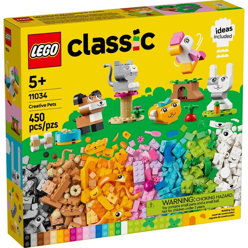 Lego 11034 Classic Creative Pets Building Set Multicolor 450 pc
