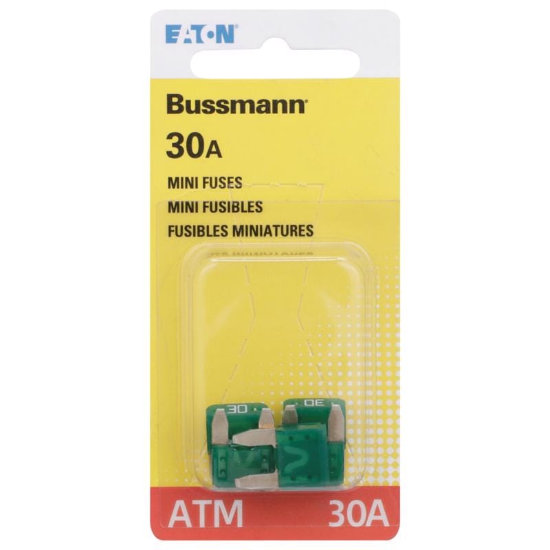 Bussmann BP/ATM-30-RP 30 amps ATM Green Blade Fuse 5 pk