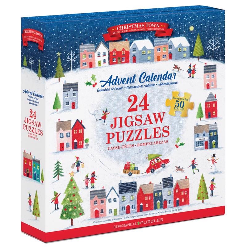 Eurographics 9924-5805 Christmas Advent Calendar Puzzle Multicolored 1200 pc