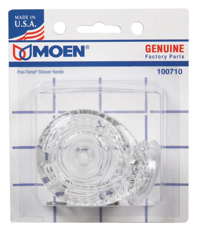 Moen 100710 Clear Tub and Shower Faucet Handle