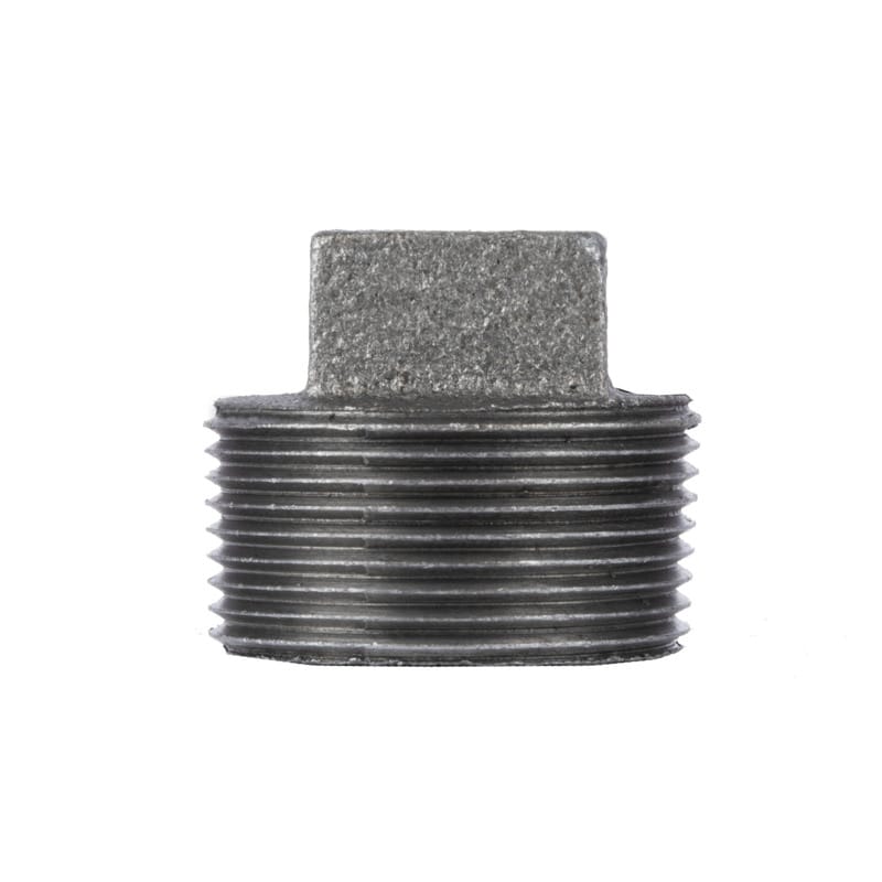 STZ Industries 310P-114 1-1/4 in. MIP each Black Malleable Iron Plug