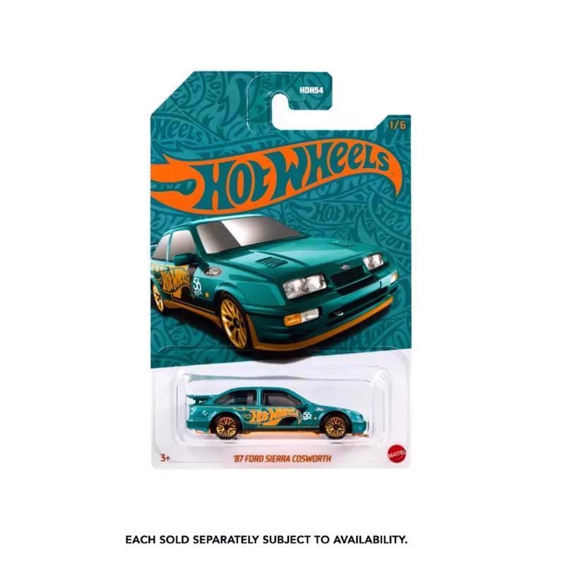 Hot Wheels HDH54 Anniversary 1:64 Scale Die-Cast Pearl & Chrome Toy Cars Multicolored 1 pc