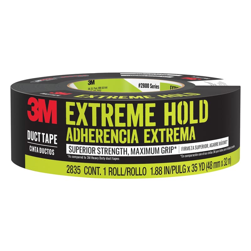 3M 2830 Extreme Hold 1.88 in. W X 35 yd L Black Duct Tape
