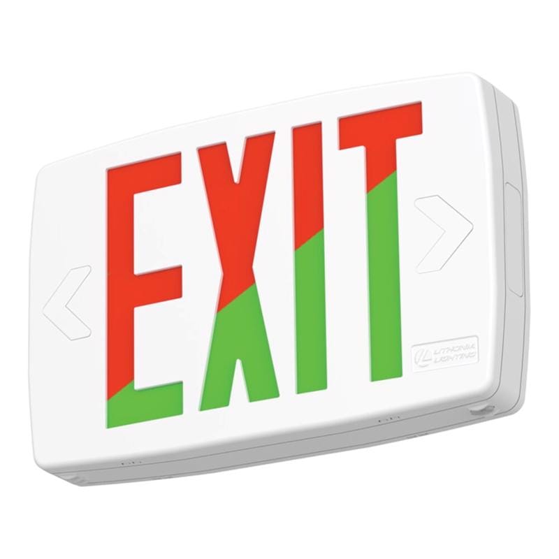 Lithonia Lighting 2889RX LQM Switch Hardwired LED White Exit Sign