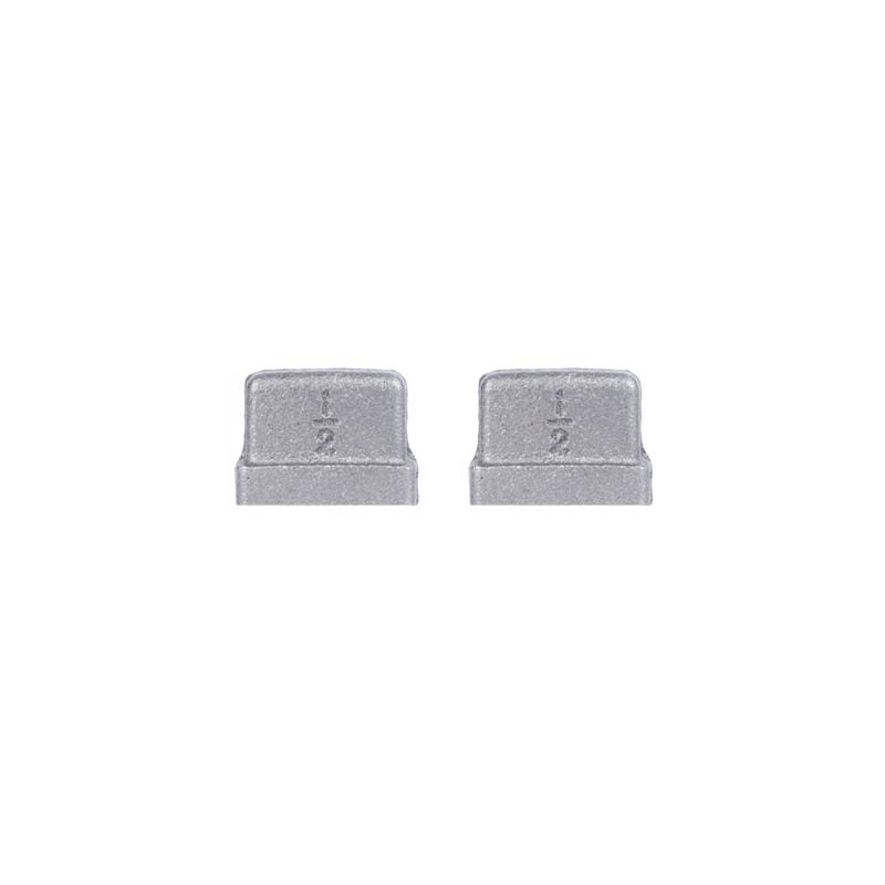 STZ Industries 366 SQCA-12-2 1/2 in. FIP each Black Iron Cap