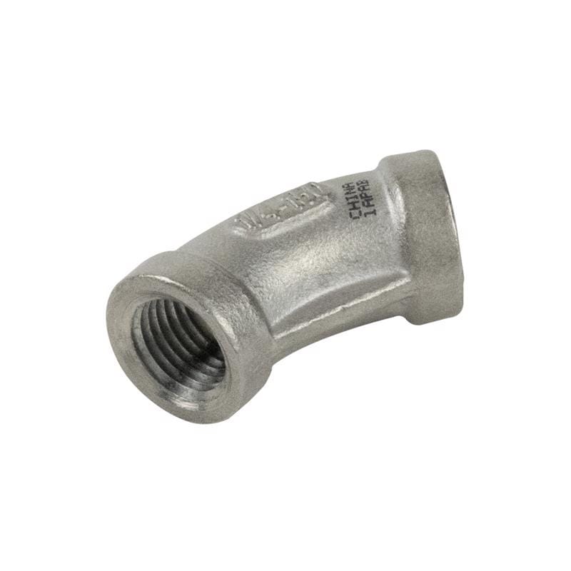 B&K SF-702 Proline 3/8 in. FIP in. Stainless Steel 4 in. L 45 Degree Elbow