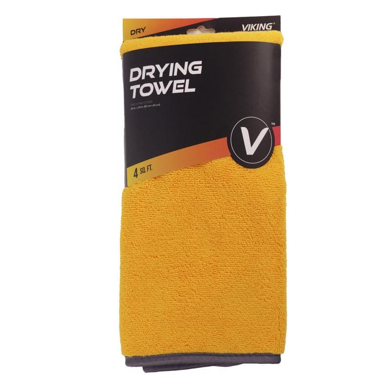 Viking 988400 24 in. L X 24 in. W Microfiber Car Drying Towel 1 pk