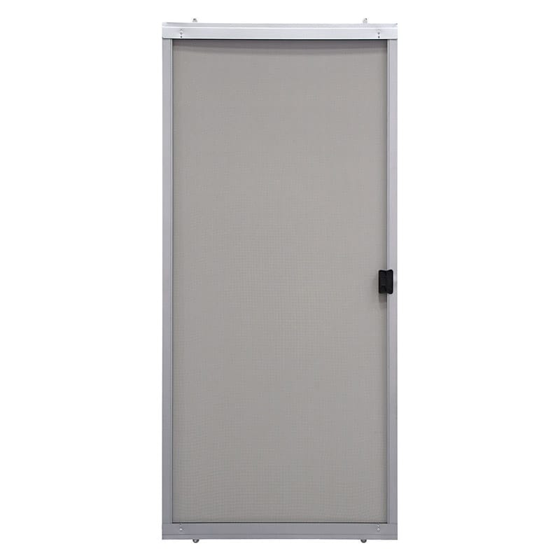 Precision 3700GR4068 80-3/4 in. H X 48 in. W Breezeway Gray Steel Adjustable Sliding Screen Door