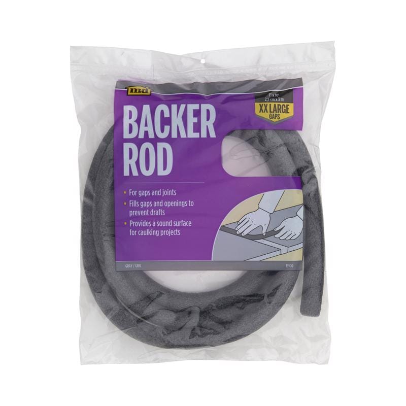 M-D Building Products 19100 Gray Foam Caulk Backer Rod For Gaps and Openings 120 in. L X 1 in.