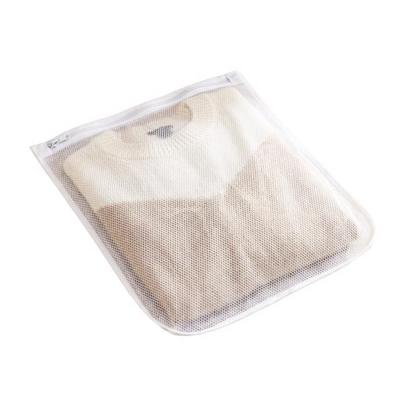 Zenna Home LT002ZH White Mesh Fabric Laundry Wash Bag