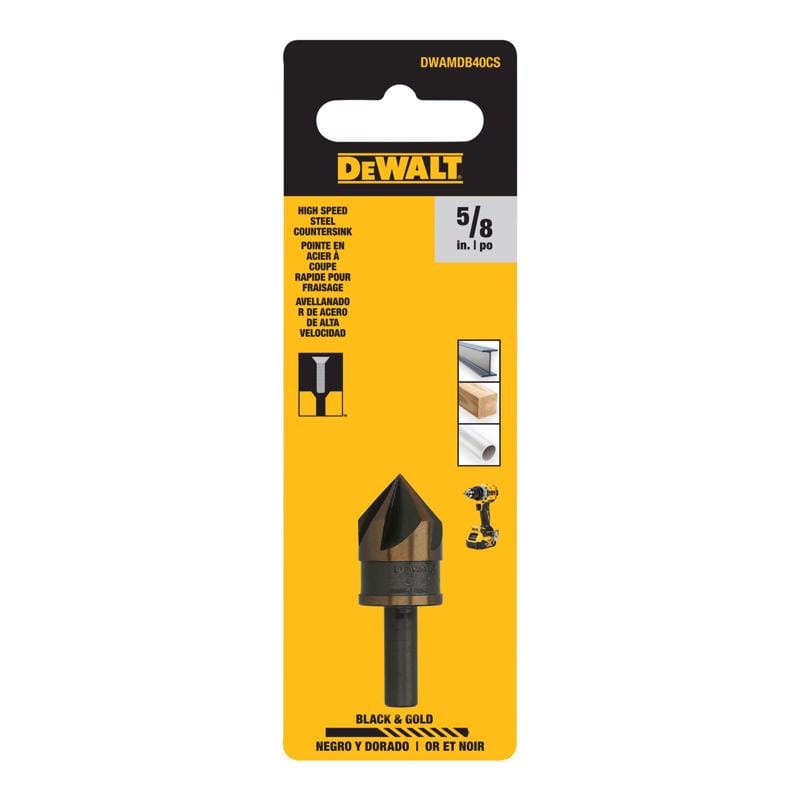 Dewalt DWAMDB40CS 5/8 in. High Speed Steel Countersink Bit 1 pc