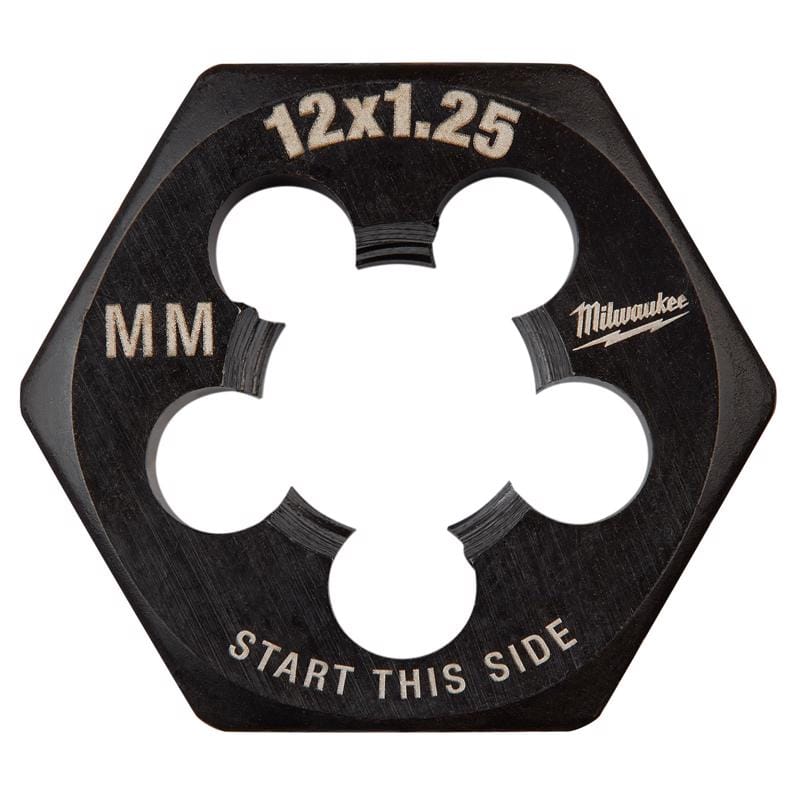Milwaukee 49-57-5361 Metric M12x1.25 mm 1" Hex Threading Die