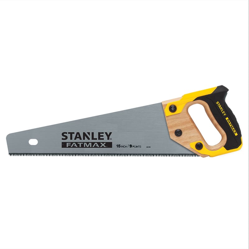 Stanley 20-045 FatMax 15 in. Carbon Steel Multi Hand Saw 9 TPI 1 pc