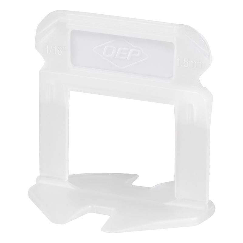 Qep 99772 Xtreme 1.29 in. H X 1.08 in. W X .95 in. L Plastic Tile Leveling Clips 500 pc