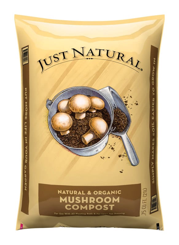 Just Natural 50050004 Organic Mushroom Compost 0.75 cu ft