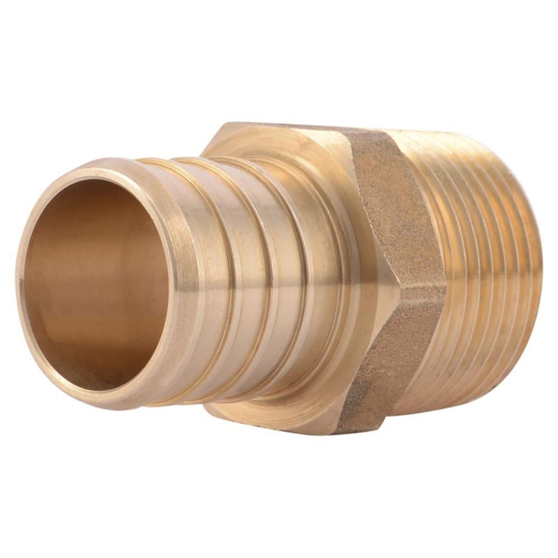 Sharkbite UC142LFA 1 in. PEX Barb X 3/4 in. D MNPT Brass Male Adapter