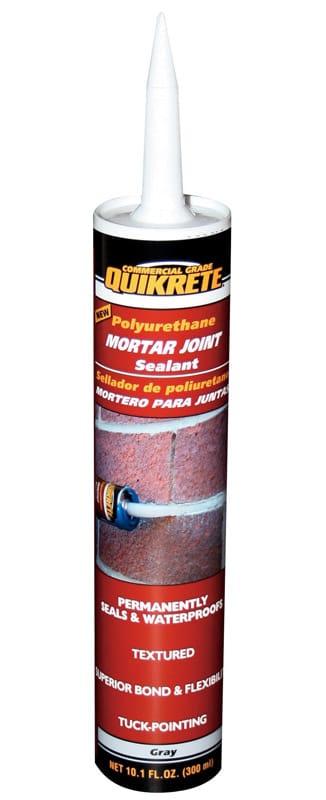 Quikrete 862018 Gray Polyurethane Mortar and Stucco Repair Advanced Polymer 10.1 oz