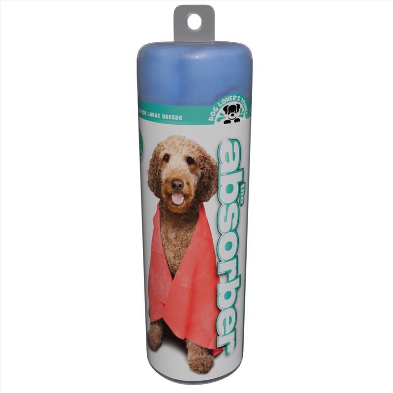 The Absorber 34921 Dog Lover's Towel Blue Dog Absorbent Towel 1 pk