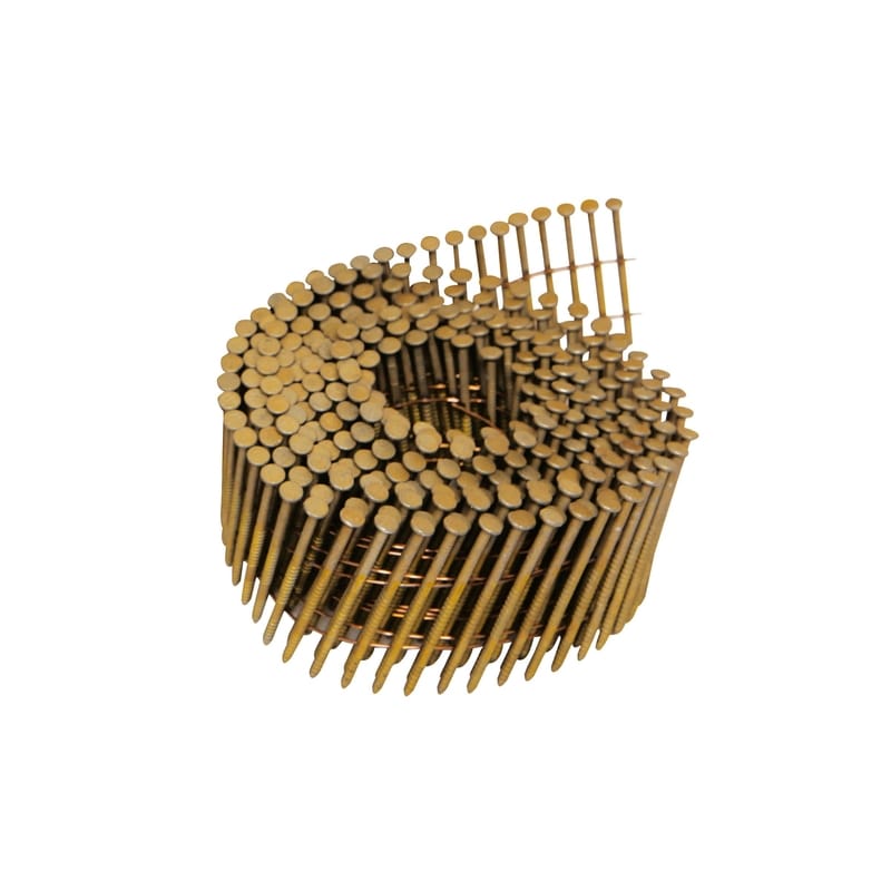 Bostitch C6R90BDSS-316 2 in. L X 11 Ga. Wire Coil Stainless Steel Siding Nails 15 deg 1800 pk