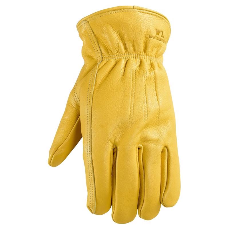Wells Lamont 1108L-NEW Men's Cold Weather Gloves Tan/Yellow L 1 pair