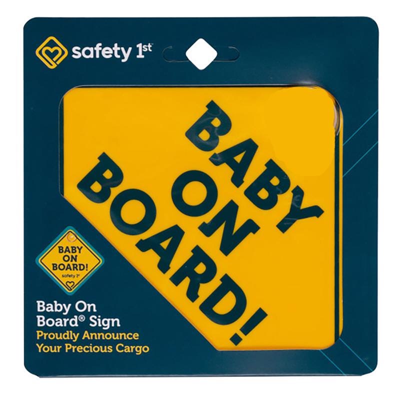 Safety 1st 48800 Yellow Plastic Baby On Board Magnet 1 pk