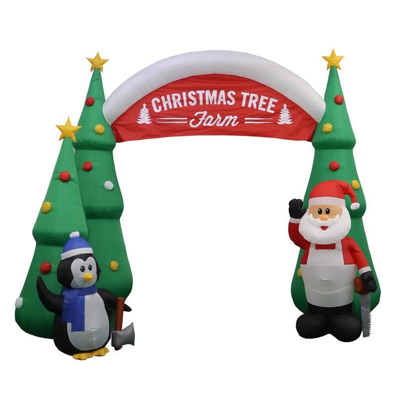 Celebrations 26MY026 Christmas Tree Arch 11 ft. Inflatable