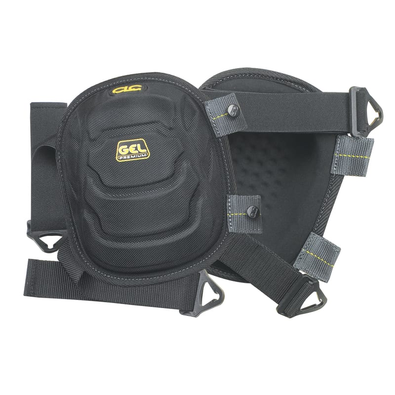 CLC 372 Gel-Tek 7.37 in. L X 5.5 in. W Knee Pads Black